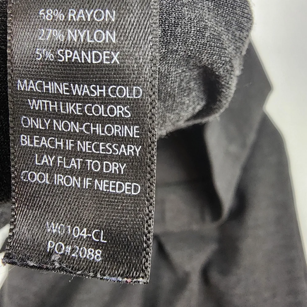 Betabrand Pants Womens XL Long Charcoal Gray Dress Yoga Bootcut Flare (34x32) - Picture 10 of 10